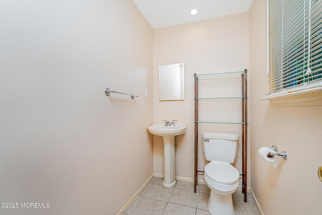 18 Croman Ct, Hazlet, NJ 07730 - bathroom with tile patterned flooring and recessed lighting