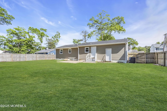 1624 Joffre Rd, Forked River, NJ 08731 - back of house featuring central AC unit, a patio, and entry steps
