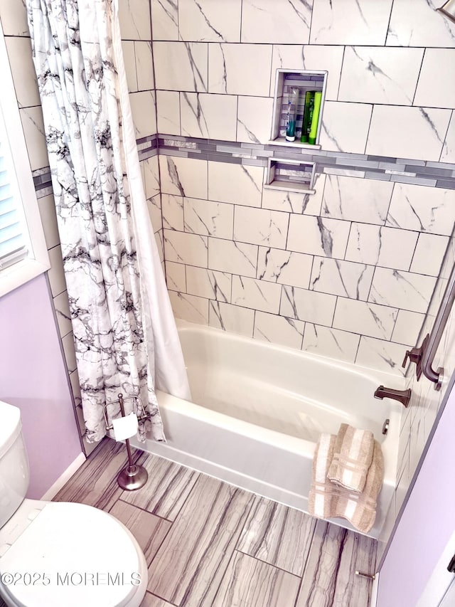 132 Seaview Ave, Brick, NJ 08723 - bathroom featuring toilet and shower / bath combo