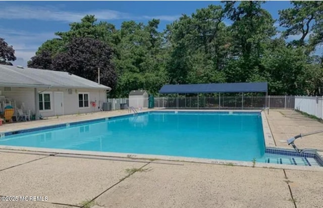 132 Seaview Ave, Brick, NJ 08723 - community pool featuring central AC unit and a patio