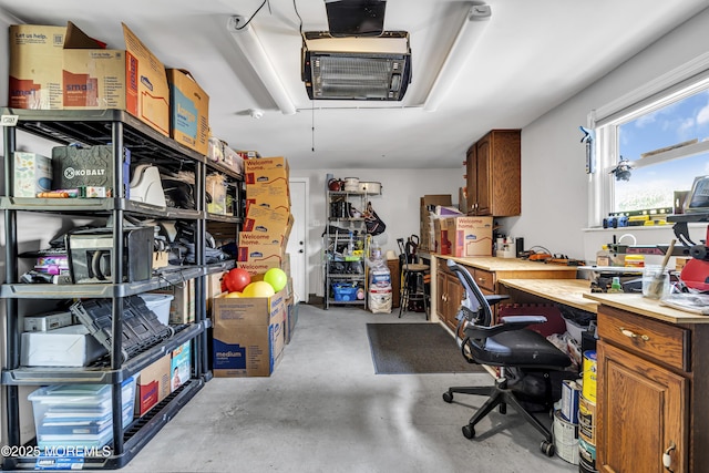 120 Lake Winnepesaukee Dr, Little Egg Harbor, NJ 08087 - office space featuring a workshop area, concrete floors, and a heating unit