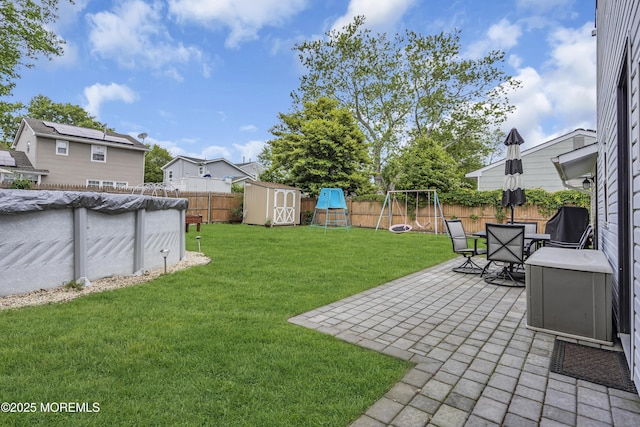 120 Lake Winnepesaukee Dr, Little Egg Harbor, NJ 08087 - view of yard with a patio area, a playground, and outdoor dining space