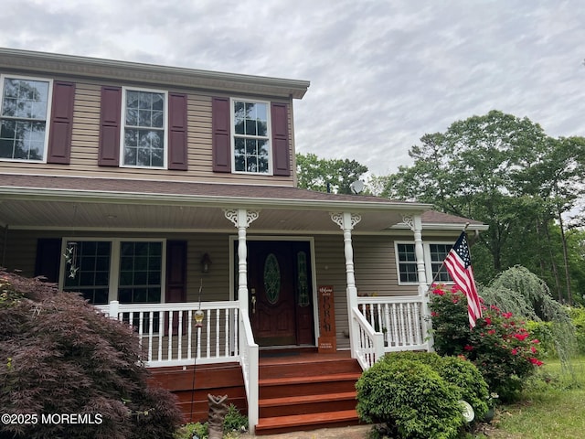 10 Hillside Ave, Tuckerton, NJ 08087 - view of front facade with covered porch