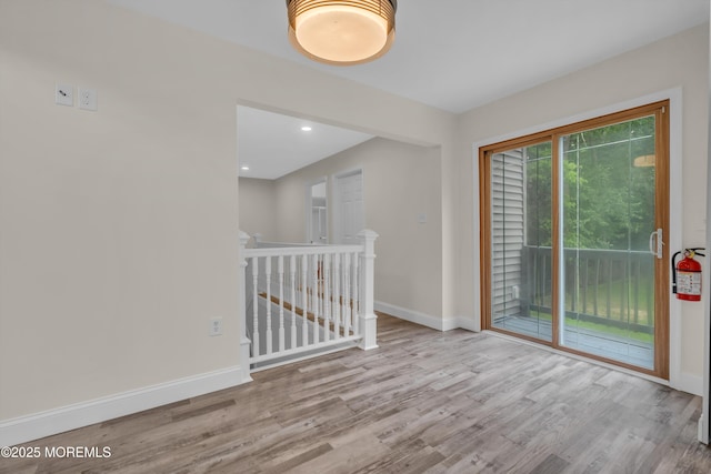 352 Leesville Rd, Jackson, NJ 08527 - spare room with wood finished floors, baseboards, and recessed lighting