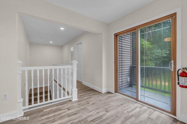 352 Leesville Rd, Jackson, NJ 08527 - empty room featuring wood finished floors, baseboards, and recessed lighting