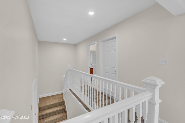 352 Leesville Rd, Jackson, NJ 08527 - stairs featuring baseboards and recessed lighting