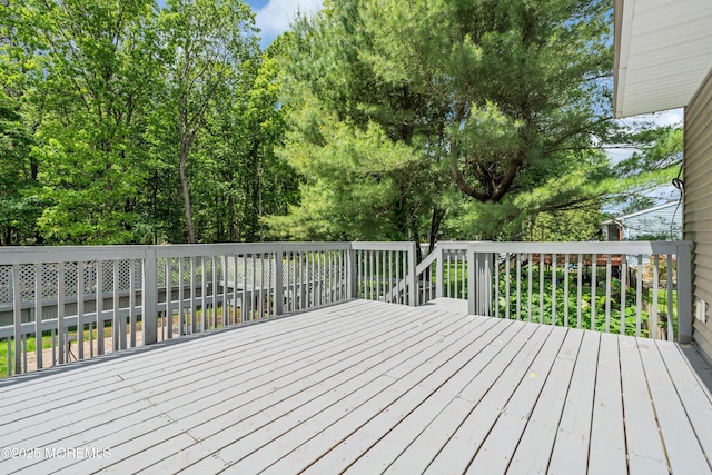 352 Leesville Rd, Jackson, NJ 08527 - view of wooden deck