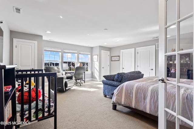 2 Haley Cir, Barnegat, NJ 08005 - carpeted bedroom with recessed lighting, baseboards, and multiple closets