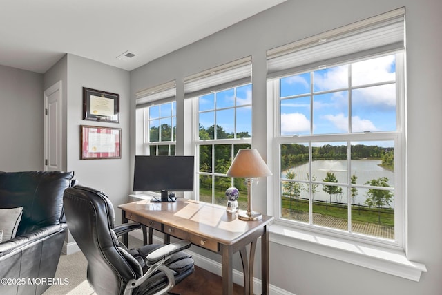 2 Haley Cir, Barnegat, NJ 08005 - home office featuring baseboards and plenty of natural light