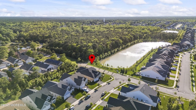 2 Haley Cir, Barnegat, NJ 08005 - view of property location with a nearby body of water, a forest, and nearby suburban area