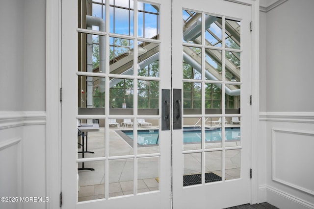 2 Haley Cir, Barnegat, NJ 08005 - detailed view of french doors and wainscoting