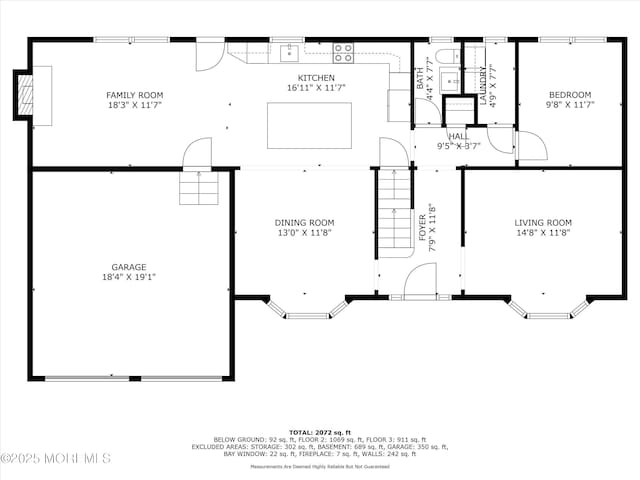25 Merritt Ter, Matawan, NJ 07747 - home floor plan