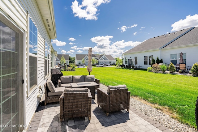 21 Gulfstream Rd, New Egypt, NJ 08533 - view of patio / terrace featuring an outdoor living space and a residential view