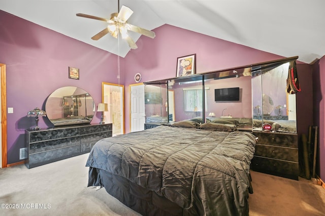 639 Eltone Rd, Jackson, NJ 08527 - bedroom with carpet and high vaulted ceiling