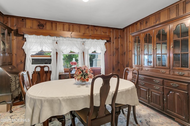 30 Balloch Pl, Red Bank, NJ 07701 - dining area with wooden walls