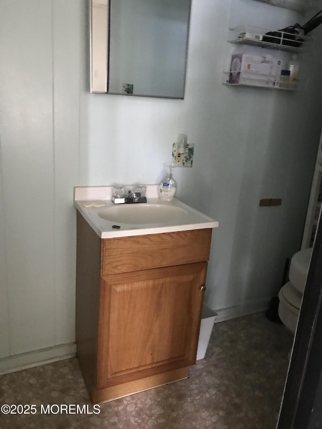 289 Port Monmouth Rd, North Middletown, NJ 07748 - bathroom featuring vanity and toilet