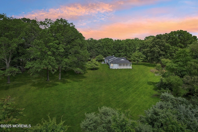 8 Olden Ct, Colts Neck, NJ 07722 - view from above of property featuring a forest