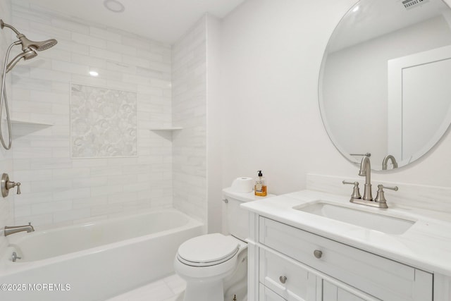 8 Olden Ct, Colts Neck, NJ 07722 - bathroom with vanity and washtub / shower combination