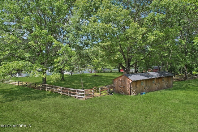 8 Olden Ct, Colts Neck, NJ 07722 - view of yard featuring a shed