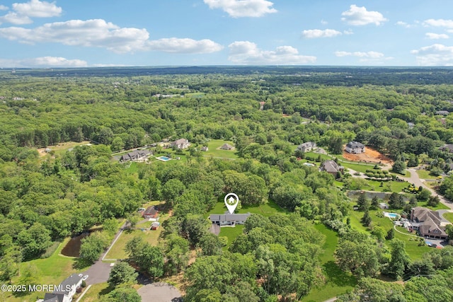 8 Olden Ct, Colts Neck, NJ 07722 - aerial view of a forest