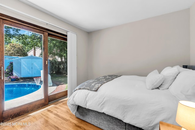 162 Delaware Ave, Atlantic Highlands, NJ 07716 - bedroom featuring wood finished floors and access to exterior