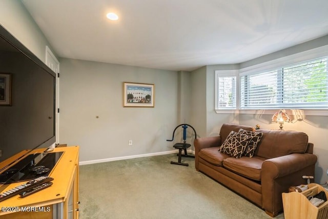 580 Patten Ave # 53, Long Branch, NJ 07740 - carpeted living area with baseboards