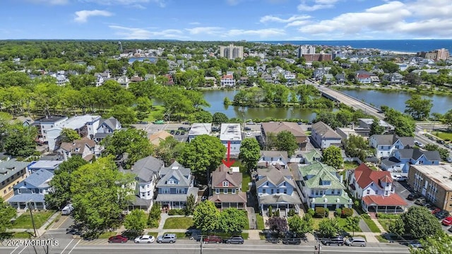 511 4th Ave, Asbury Park, NJ 07712 - aerial view of residential area featuring a large body of water