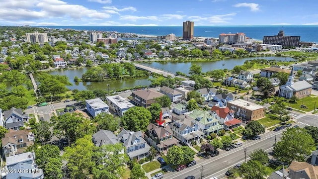 511 4th Ave, Asbury Park, NJ 07712 - aerial view of residential area with a nearby body of water