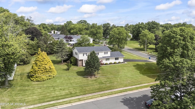 27 Sargent Rd, Freehold, NJ 07728 - view from above of property featuring a tree filled landscape
