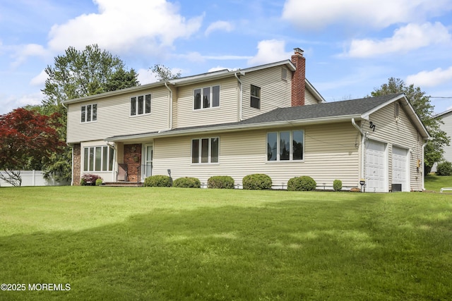27 Sargent Rd, Freehold, NJ 07728 - view of front facade featuring a chimney and a garage