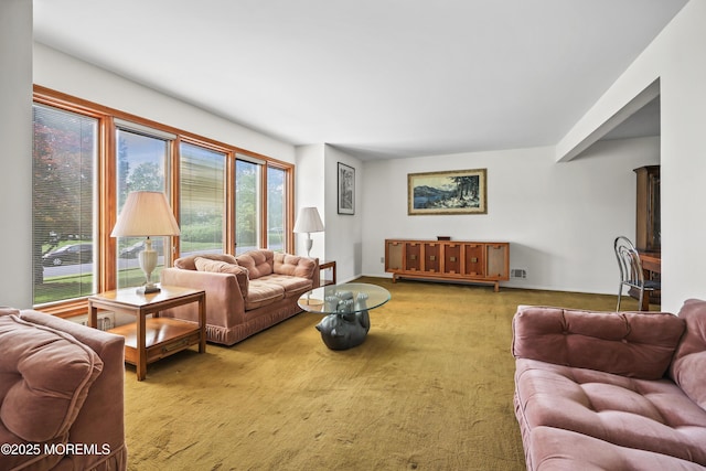 27 Sargent Rd, Freehold, NJ 07728 - living area featuring light colored carpet and baseboards