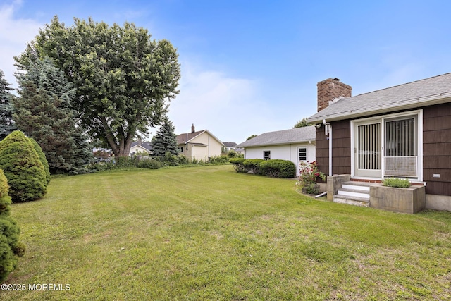 24 Heidl Ave, West Long Branch, NJ 07764 - view of green lawn with entry steps