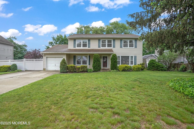 70 Walnut Ave, Red Bank, NJ 07701 - traditional-style house with concrete driveway and a garage