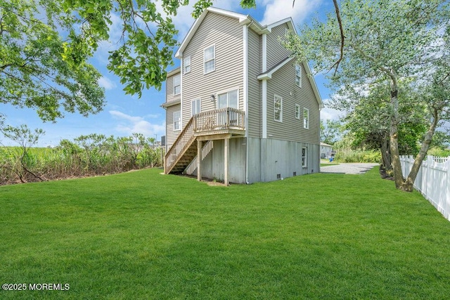 27 Main St, Port Monmouth, NJ 07758 - back of property featuring stairway and a deck