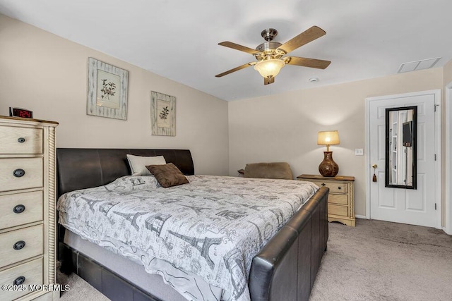 1771 Calico Ln, Toms River, NJ 08753 - bedroom featuring light colored carpet and ceiling fan