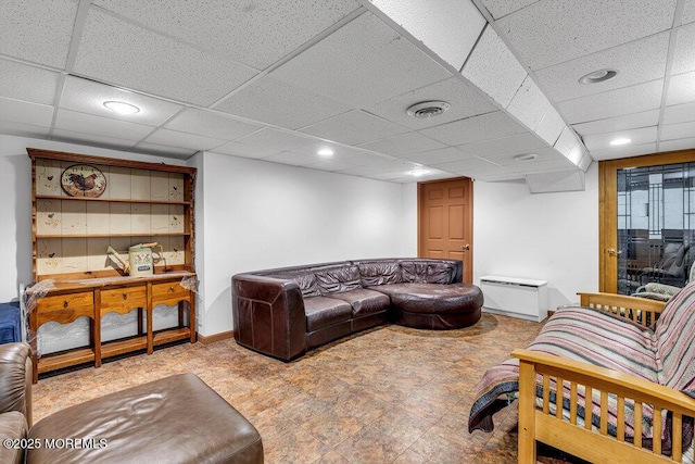 1771 Calico Ln, Toms River, NJ 08753 - living room with recessed lighting and baseboards