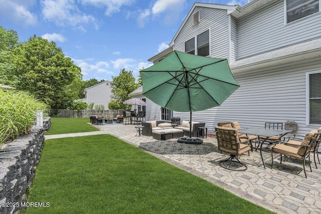 1771 Calico Ln, Toms River, NJ 08753 - view of yard with a patio, an outdoor hangout area, and outdoor dining space