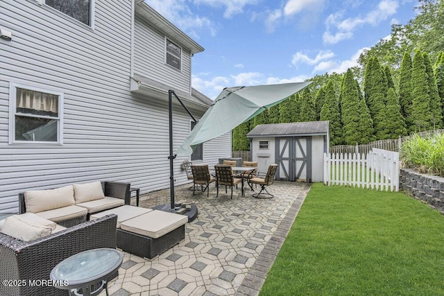 1771 Calico Ln, Toms River, NJ 08753 - view of patio with outdoor dining space and an outdoor living space