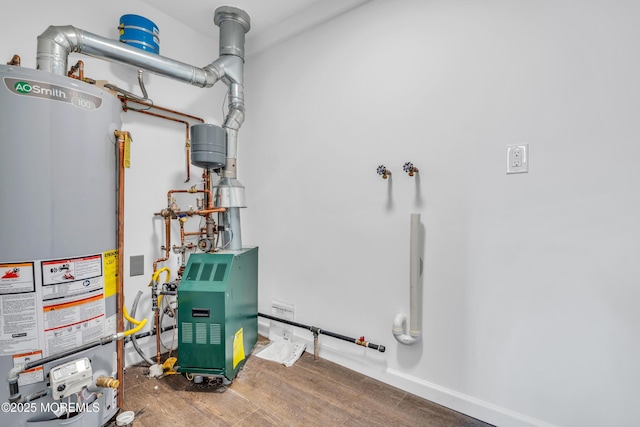 10D Heron St, Manchester, NJ 08759 - utility room with water heater
