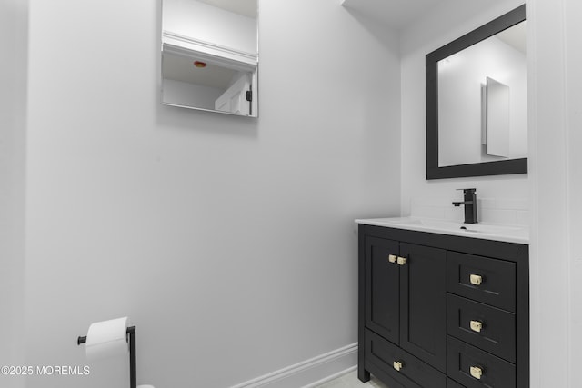 39 Sarah Ln, Howell, NJ 07731 - bathroom with vanity, baseboards, and toilet