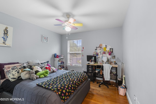 39 Sarah Ln, Howell, NJ 07731 - bedroom featuring wood finished floors and ceiling fan