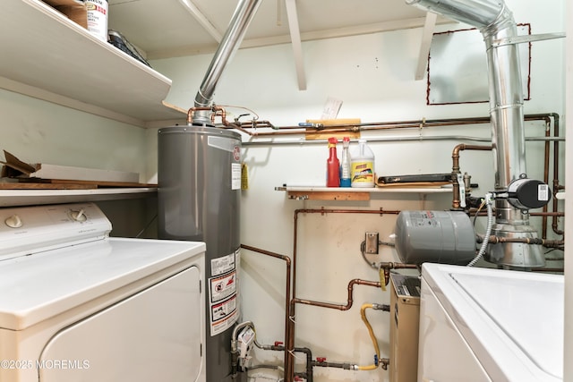 27 Cedar St Unit A, Toms River, NJ 08757 - utility room with washer / dryer and water heater