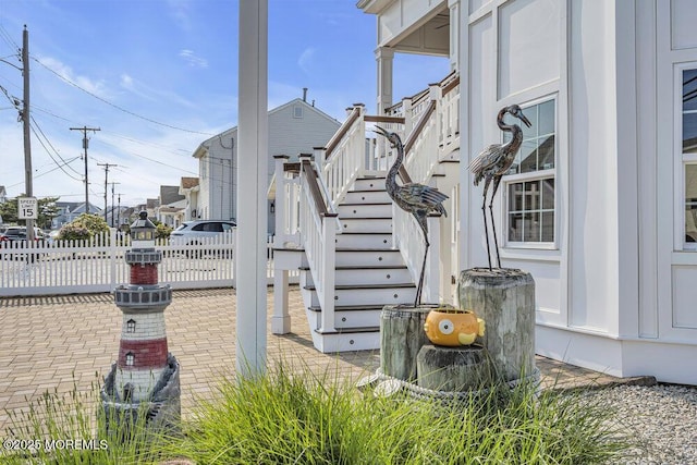 200 San Fernando Dr, Lavallette, NJ 08735 - exterior view of stairs