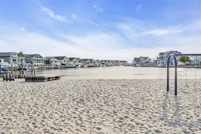 200 San Fernando Dr, Lavallette, NJ 08735 - water view with nearby suburban area