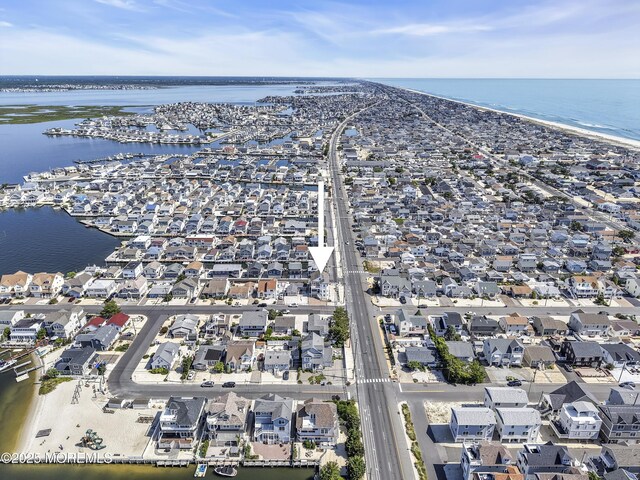 200 San Fernando Dr, Lavallette, NJ 08735 - aerial view of property and surrounding area with a nearby body of water and nearby suburban area