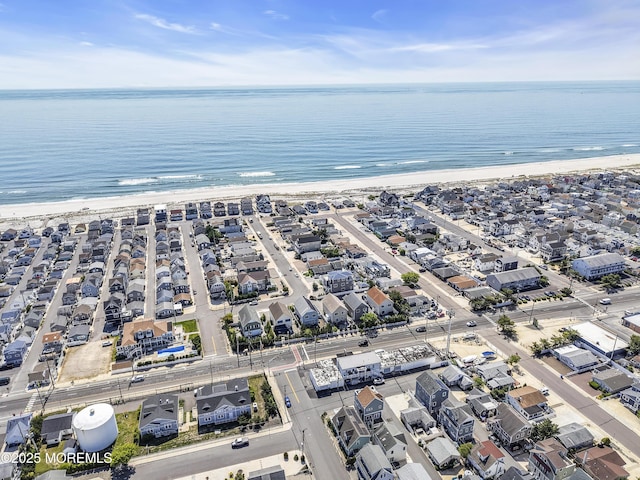 200 San Fernando Dr, Lavallette, NJ 08735 - aerial perspective of suburban area featuring waterfront with a beach