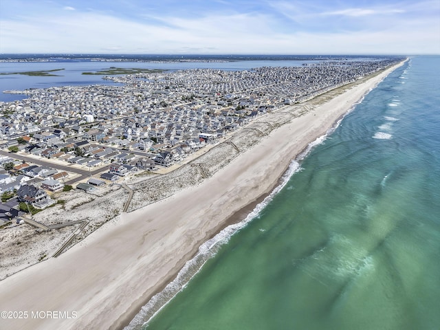 200 San Fernando Dr, Lavallette, NJ 08735 - aerial overview of property's location with expansive coastline and nearby suburban area