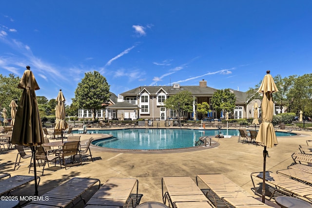 12 Stemson Ct, Little Egg Harbor, NJ 08087 - community pool with a patio