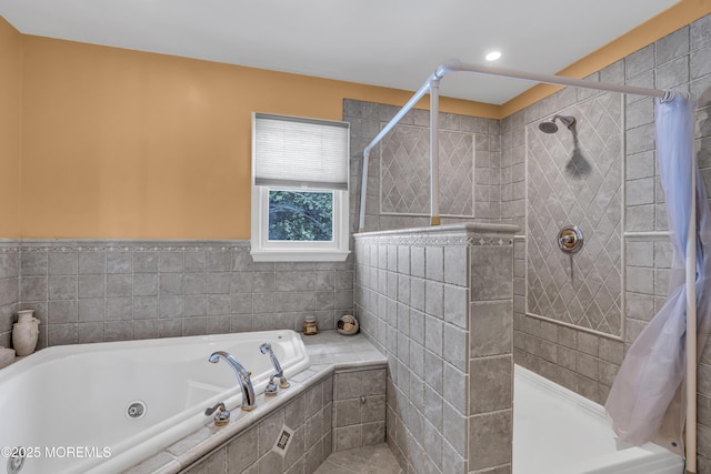 2 Miriam Dr, Matawan, NJ 07747 - full bath with a bath and a tile shower