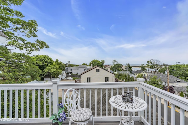 75 Portland Rd, Highlands, NJ 07732 - wooden terrace featuring a residential view